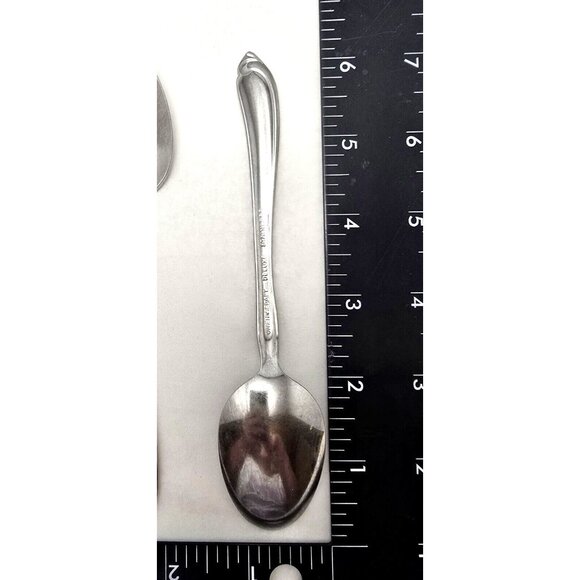 3 Oneidacraft Deluxe SHASTA Stainless Steel Spoons Teaspoons Replacements Oneida - Picture 3 of 5
